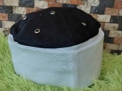 Kopyah Maiyah Cak Nun - Putih Hitam